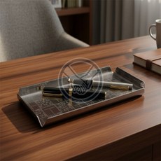 더가 패턴 펜접시 사무실펜받침