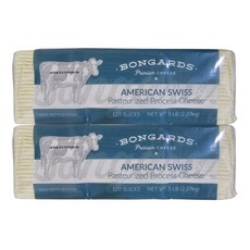 본가드 스위스 슬라이스 치즈 (120장), 2.27kg, 2개