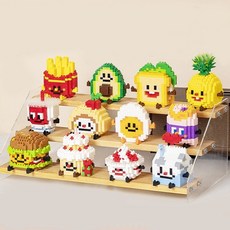 食玩迷你積木，迷你積木玩具，益智積木，安全積木，創意積木，拼砌積木, 愛心小牛奶, 1個