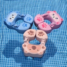 마미아나 파라나파 컴포트 유아 물놀이 튜브, 1개, 블루