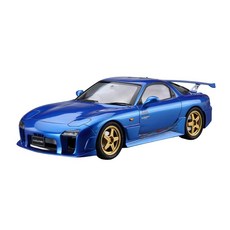 칭다오 문화교재사 AOSHIMA 더 모델 자동차 1/24 마쓰다 속도 FD3S RX-7 A 사양 GT 개념 '99 마쓰다 플라스틱 모델, 1개