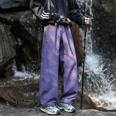 工裝三合一可脫卸抓絨內膽沖鋒褲 男女同款運動戶外三防工裝長褲 男休閒褲 保暖加絨長褲