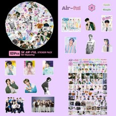 스트레이키즈 도무송 포카 스티커 100장 세트 외 10종 모음, 04.AIR-FUL 스티커(101장)
