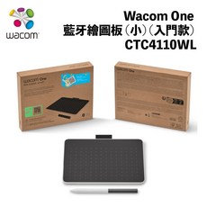 Wacom One 藍牙繪圖板 (小) CTC4110WL - 超輕薄入門款 4096階感壓 附無線感壓筆 適合行動使用
