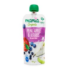 호주 마미아 베이비 이유식 4개월+ 120g Australia Mamia Baby Food Range 4 Months+ 120g, 5.pear apple & berries