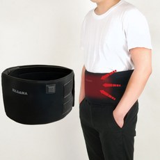 국산 불가마 USB 발열복대 허리벨트 복부 온열, 발열복대 대