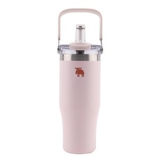 MOZ 모즈스웨덴 포스코 316 스텐 포터블 휴대용 대용량 텀블러, 1개, 900ml, 로즈블로썸