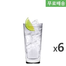 6p BOX 오션글라스 프라자 320ml 오션 플라자 하이볼글라스 B11011, 6개, 투명