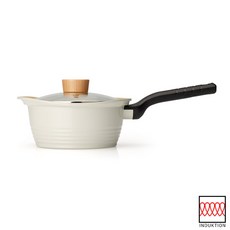 키친아트 IH 인덕션 베이직 세라믹냄비 편수 18cm, 혼합색상, 기타