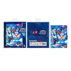 文具 奧特曼英雄之光閃燈發光筆記本 小學生日記本 兒童記事本 手帳本 男童生日禮物 YZ7760/YZ7759, 1個, YZ7760英雄之光閃燈本(賽羅篇)