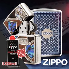ZIPPO Zippo撲克牌-藍底(加厚版) ZA-2-108A【OUTLET商品】貼章微剝落, 1個