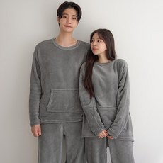 AnotherD 日常貂絨睡眠睡衣上下套裝