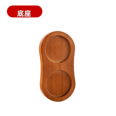 VANLUEE 木質透明廚房調味收納瓶, 1個