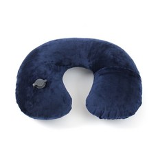 또반누리 굿웰 휴대용 에어 목베개 여행용 목쿠션 네이비
