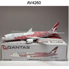 AV 金屬 1/400 VH-ZND Qantas 787-9 飛機模型 AV4260, 1個
