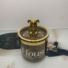 精品上新 ins風 高顏值便攜創意牙籤筒收納棉籤筒棉籤罐防塵帶蓋小紅書同款 上新, 印花菸灰House, 1個