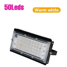 200W LED 투광 조명 야외 스포트라이트 완벽방수 반사판 벽 램프 정원 차가운/따뜻한 흰색