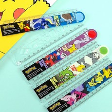[무료배송/당일배송] 포켓몬자 15센치자 어린이자 15cm자 30cm 스마트 접자 [엘리빅마켓], 랜덤, 1개