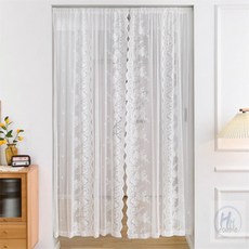 더블H샵 양갈래 레이스 가림막커튼