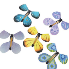 고무동력 고무동력나비 종이나비 선물포장, 1개, 랜덤