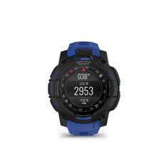 가민 인스팅트 3 AMOLED 아몰레드 GPS 스마트워치 Edition, GPS + 블루투스, 45mm, Bolt Blue / Black