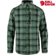 Fjallraven 北極狐 男款 Fjallglim Shirt 法蘭絨長袖襯衫，舒適耐磨，戶外健行首選