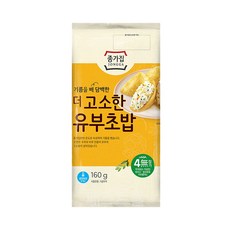 종가집 더고소한 유부초밥 160g, 1개