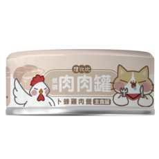 想比比 低磷 肉肉罐 雞肉雞肉餐 主食罐, 80g, 24個, 雞肉