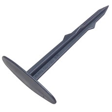 【好宅屋】固定釘50入16cm 專利塑膠釘 雜草抑制蓆 銀黑布固定釘, 黑色, 1套