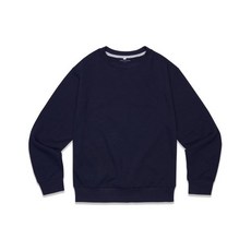 UNTAPPED STUDIO 베이직핏 소프트테리 스웨트셔츠 맨투맨 티셔츠 네이비 275853