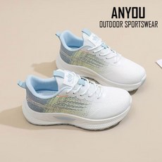 ANYOU 여성운동화 사계절 발편한패션 키높이 스니커즈 워킹화 운동화