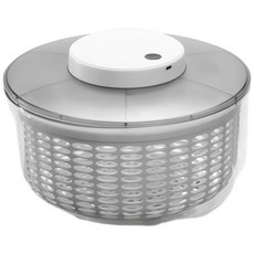 電動蔬果脫水器 6L大容量 蔬菜甩乾器 電動瀝水籃 蔬果瀝水盆 洗菜瀝水器 沙拉甩乾, 灰, 1個