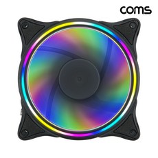 Coms 120mm LED 케이스 쿨링팬 HA028, 1개