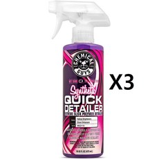 케미컬가이 시네틱 퀵 디테일러 16oz X3병 디테일링 셀프 세차 폴리싱 올인원, 473ml