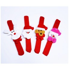 s 1000 산타봉제팔찌-1탄 산타원터치팔찌 산타팔찌 크리스마스손목밴드