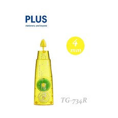 PLUS 豆豆彩貼替帶 4mm TG-734R, 1個, 未稅
