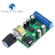 TZT 미니 DC 3.7 ~ 12V 5V TDA2822 TDA2822M 2.0-CH 스테레오 오디오 전력 증폭기 보드 3.5mm AUX 전자 부품 액세서리 소스, 한개옵션0