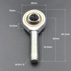M5 M10 로드 조인트 볼 베어링 5mm 좌우 나사, 01 빠른  Mainland, 02 Right Thread, 07 Male 10mm