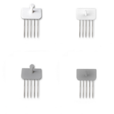 꼭꼬핀 벽핀 벽지 후크 못 대신 꼬꼬핀 무타공 액자걸이, 1개, 화이트 U자