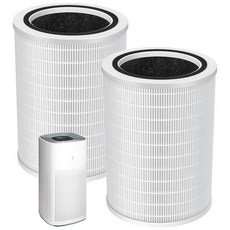 Clorox 11010 및 11011 공기 청정기와 호환되는 12010 HEPA 교체 필터 최대 1 500제곱피트의 넓은 공간 3-in-1 HEPA 필터(12010) 1팩, 12010 Filter-2 Pack, 12010 Filter-2 Pack