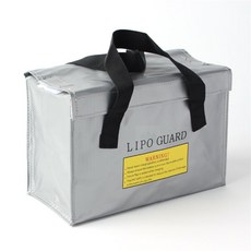 바르시 리튬 배터리 난연 보관가방 실버 스토리지백