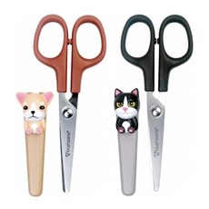 바이하츠 자르시개 자를거냥 안전캡 가위 2개입, 1세트