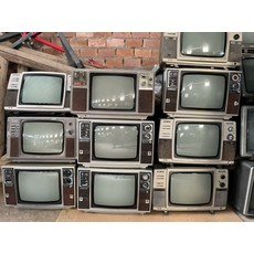 레트로 TV 카메라 세트 아날로그 텔레비전 tv 눈송이 14인치, 1개, B. 17인치 랜덤 장식품, 기본 색상