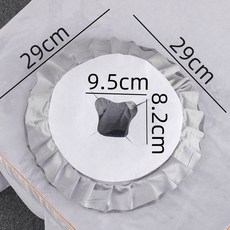 베개 일회용 마사지 흰색두꺼운 40x40 침대, 나비 구멍 타월 100장, 1개