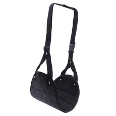 비행기 발판 기차 버스 발판 걸이를 위한 휴대용 여행 발 해먹, 41cmx22cm, 옥스포드 천, 검은색, 1개