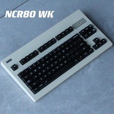 NCR80 NO FRONT TOOTH 레트로 3000 키보드 87 블루투스 키보드, B.케이스+용접PCB