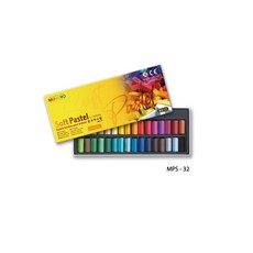 문교 일반 사각 파스텔 MPS-32, 32색, 1세트
