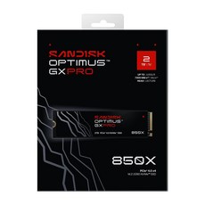 SANDISK Optimus GX PRO 850X NVMe SSD M.2 2280 無散熱片 代理商公司貨, SDSP81200TAN-000E0, 2TB