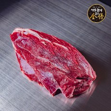 [암소 냉장]명품한우금오 한우 1등급 사태살 300g 미절단 덩어리, 1개