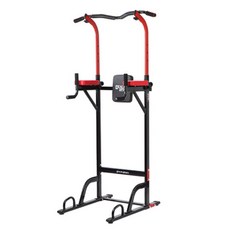 가정용 치닝디핑 턱걸이운동기구 풀업 딥스바 매달리기 집철봉, 화이트레드